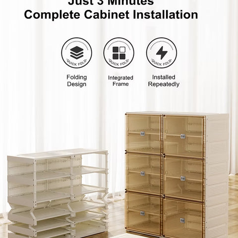 Portable Shoe Rack Organizer with Lids 10 Tiers 40 Pairs