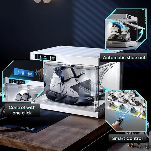 AntBox LED Smart Control Display Case and Collection Crate (4 Pack)