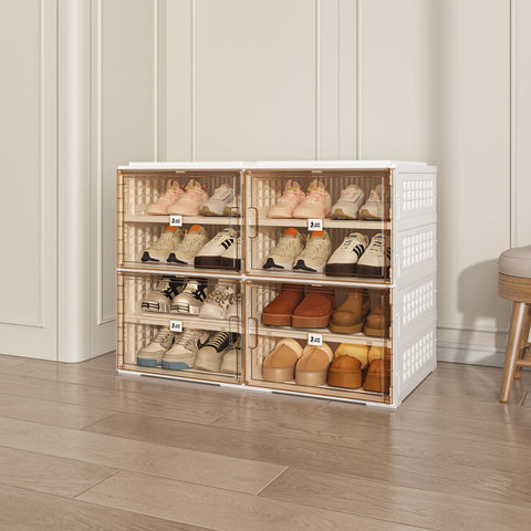 Shoe Cabinet X-Large 4 Tiers