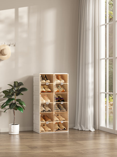 Shoe Box 6 Layers-12 Grids, in two rows