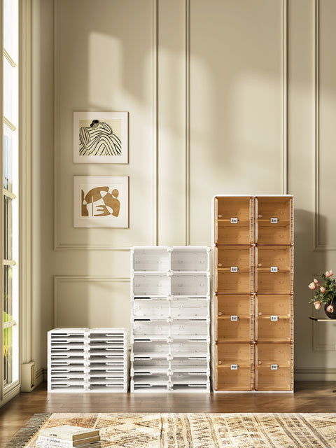 Shoe Box 8 Layers-16 Grids, in two rows