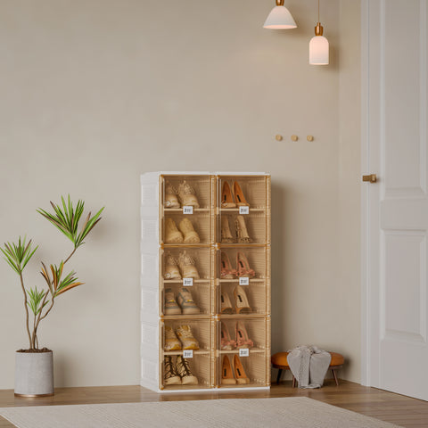 Shoe Box 6 Layers-12 Grids, in two rows