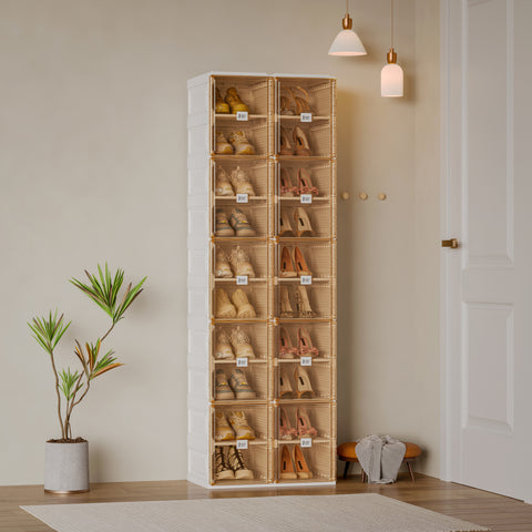 Shoe Box 10 Layers-20 Grids, in two rows