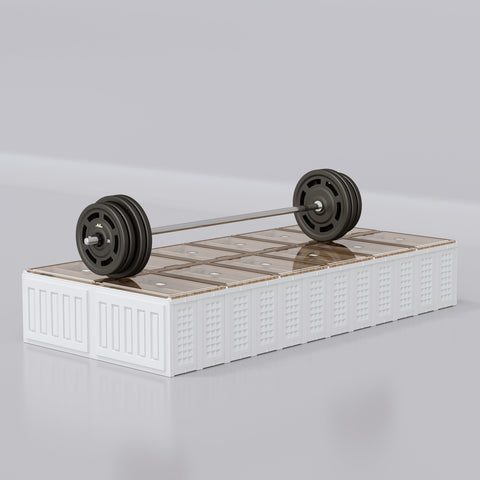 ANTBOX foldable shoe cabinet with lids, brown, showing weight capacity per tier (15–20 lbs), durable reinforced frame for sneakers, flats, heels, and boots