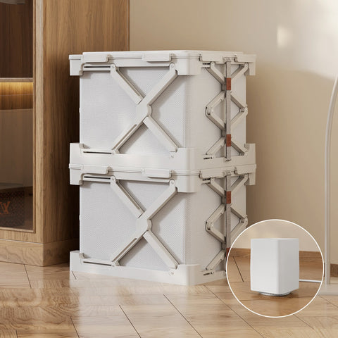 Antbox Vacuum Compression Storage Box | Tool - Free Assembly for bedroom organization - 3 - min easy setup Folding Storage Box / Vacuum Compression Box by antbox - storage