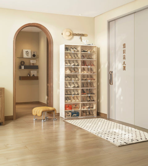 ANTBOX Shoe Cabinet – 10 Tiers, Stores Up to 40 Pairs, Foldable & Stackable