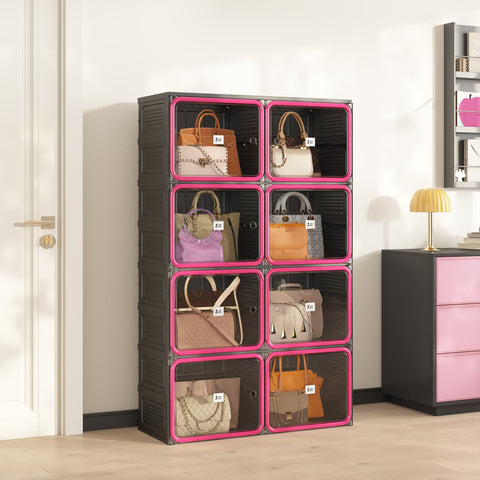 Trendy Boots & Bags Storage Cabinet 3 - 5 Tiers for bedroom organization - 3 - min easy setup Boots & Bags Cabinet by antbox - storage