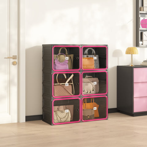 Trendy Boots & Bags Storage Cabinet 3 - 5 Tiers for bedroom organization - 3 - min easy setup Boots & Bags Cabinet by antbox - storage