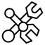 No tools required assembly icon